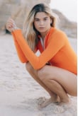 Retro Swimsuit - Orange Haze Retro Swimsuit - Orange Haze