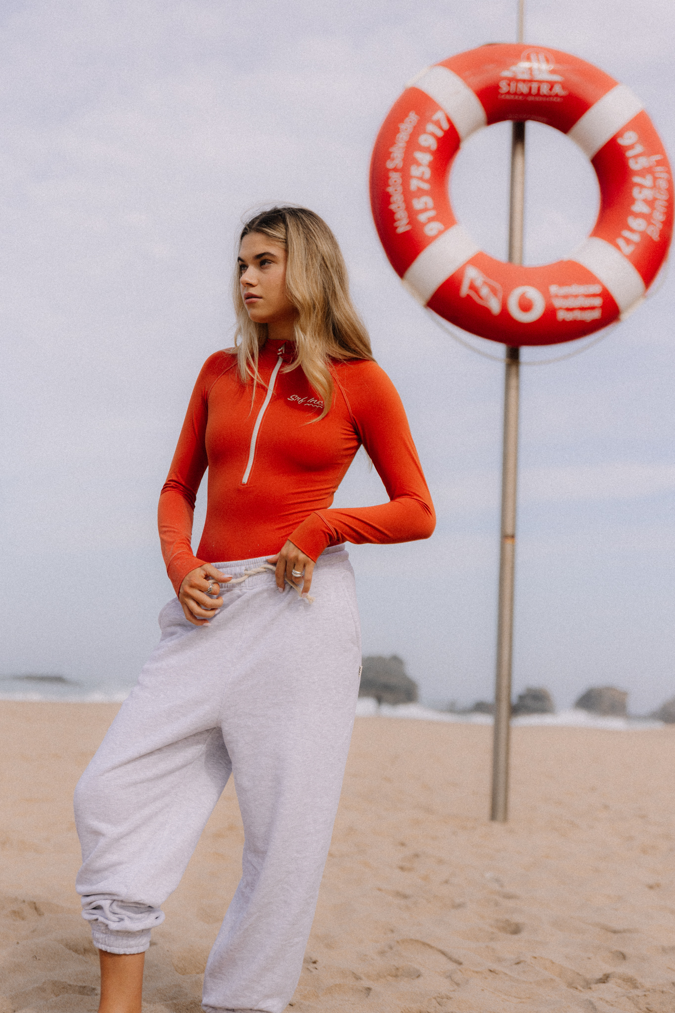 Retro Swimsuit - Panama Red