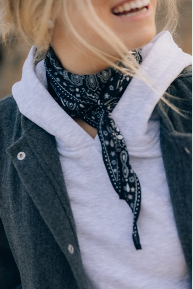 Celestial Silk Scarf - Space Black Celestial Silk Scarf - Space Black