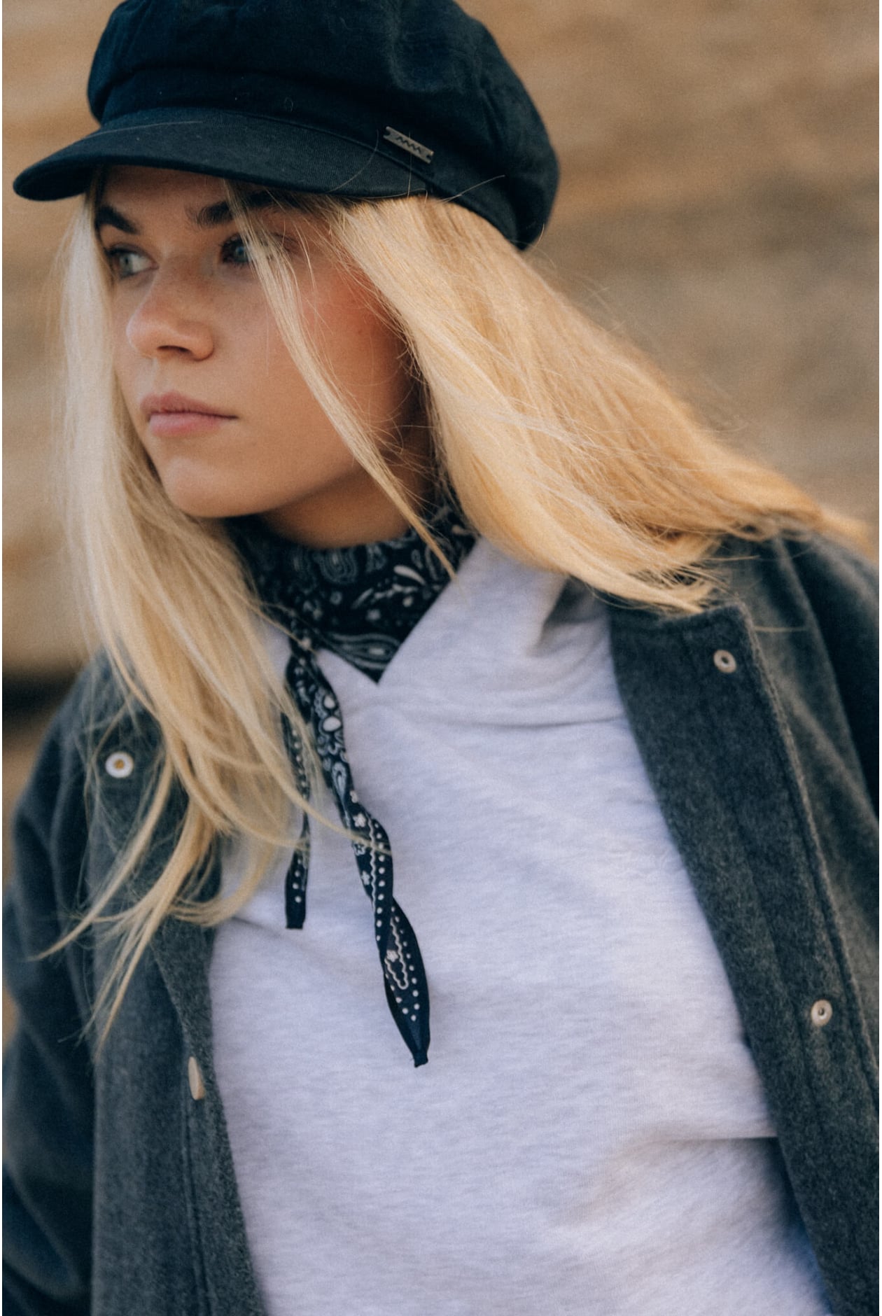 Celestial Silk Scarf - Space Black