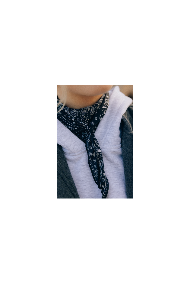 Celestial Silk Scarf - Space Black Celestial Silk Scarf - Space Black