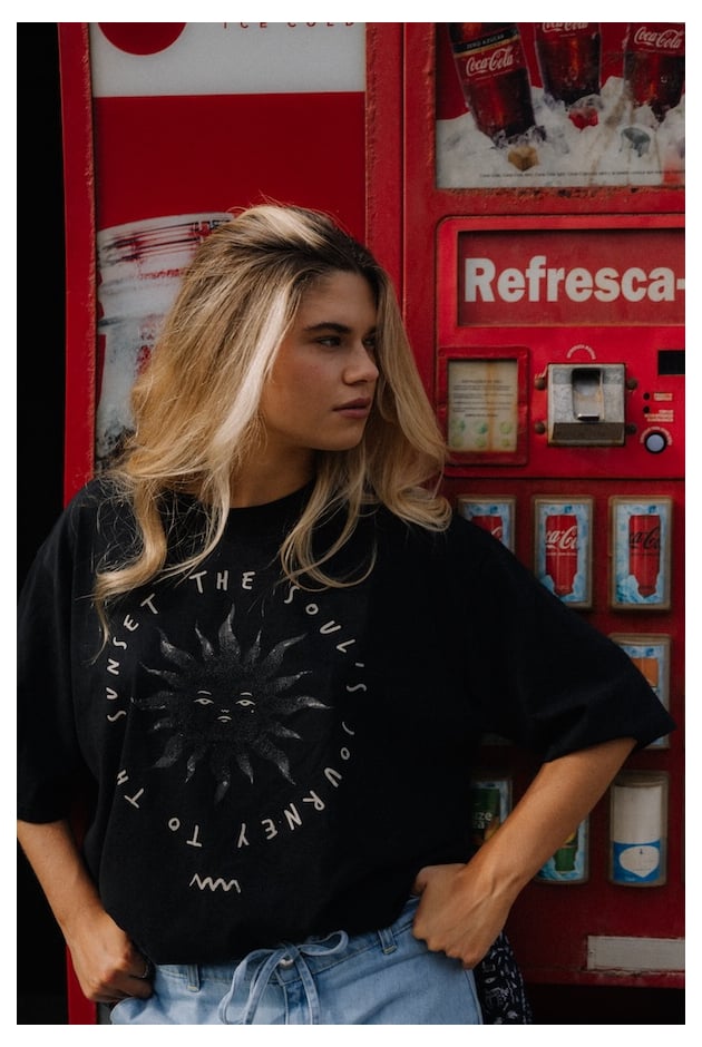 Soul Box Tee - Acid Black