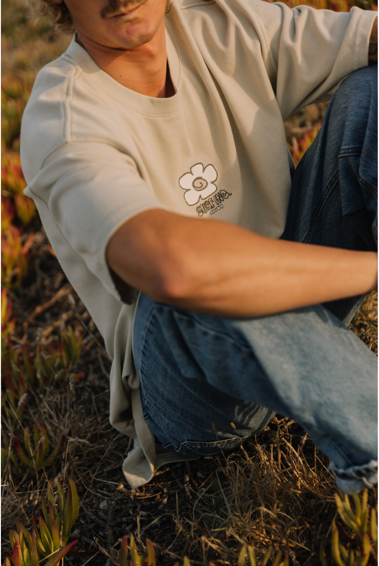 Blooming Tee - Light Pistachio | Surf Inc.