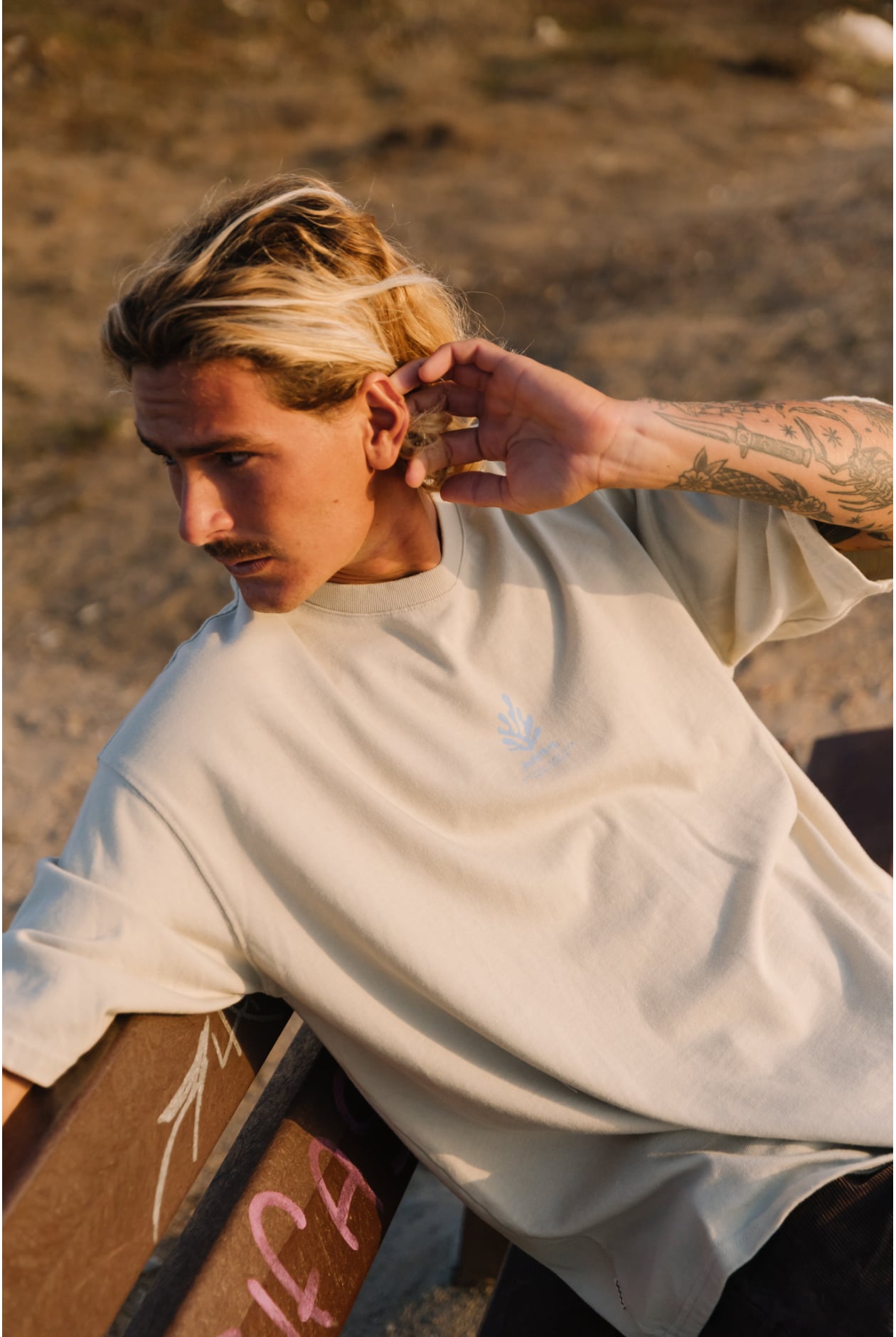 Underwater Life Box Tee - Light Pistachio Underwater Life Box Tee - Light Pistachio