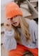 Olivia Beanie - Orange Punch