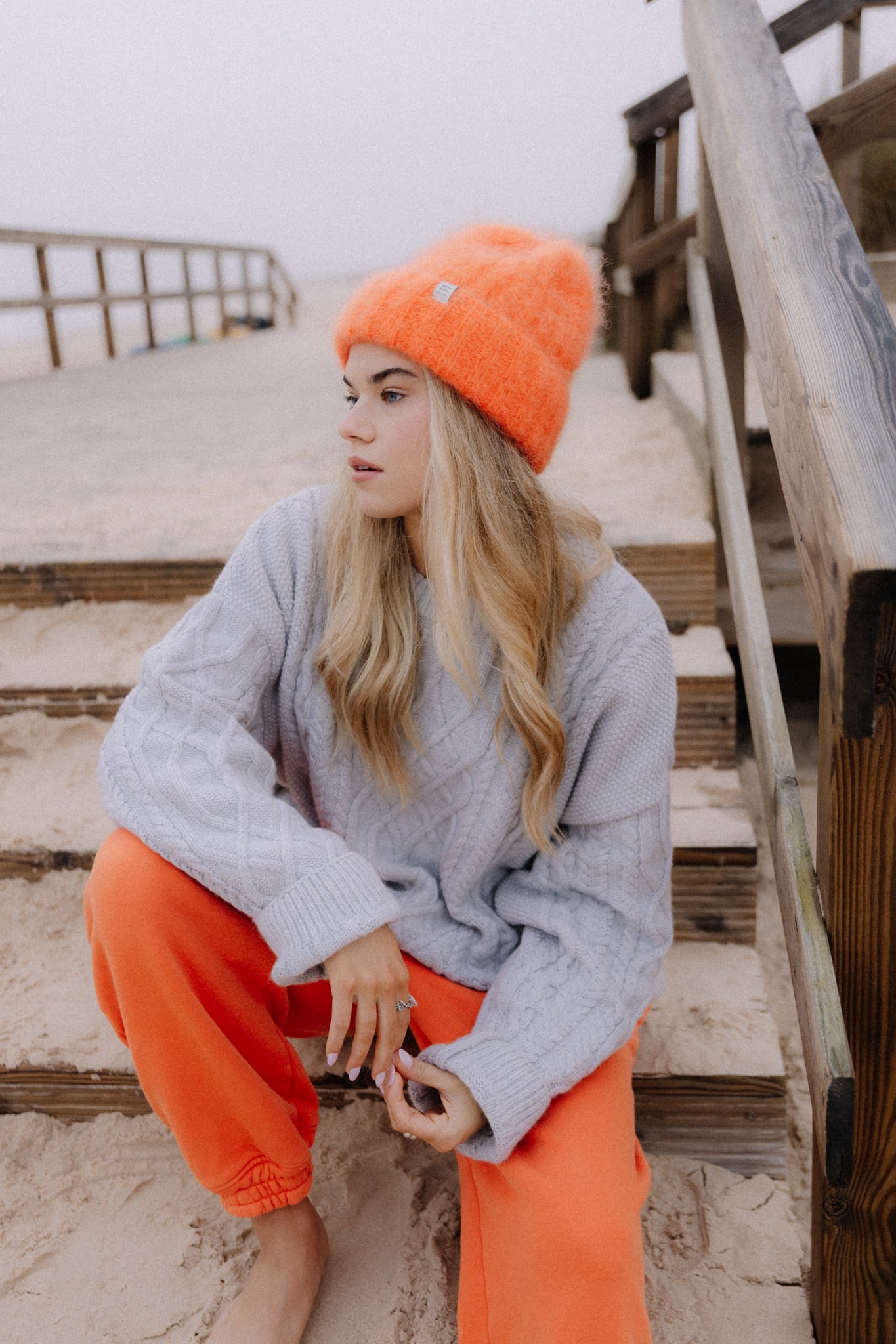 Olivia Beanie - Orange Punch Olivia Beanie - Orange Punch
