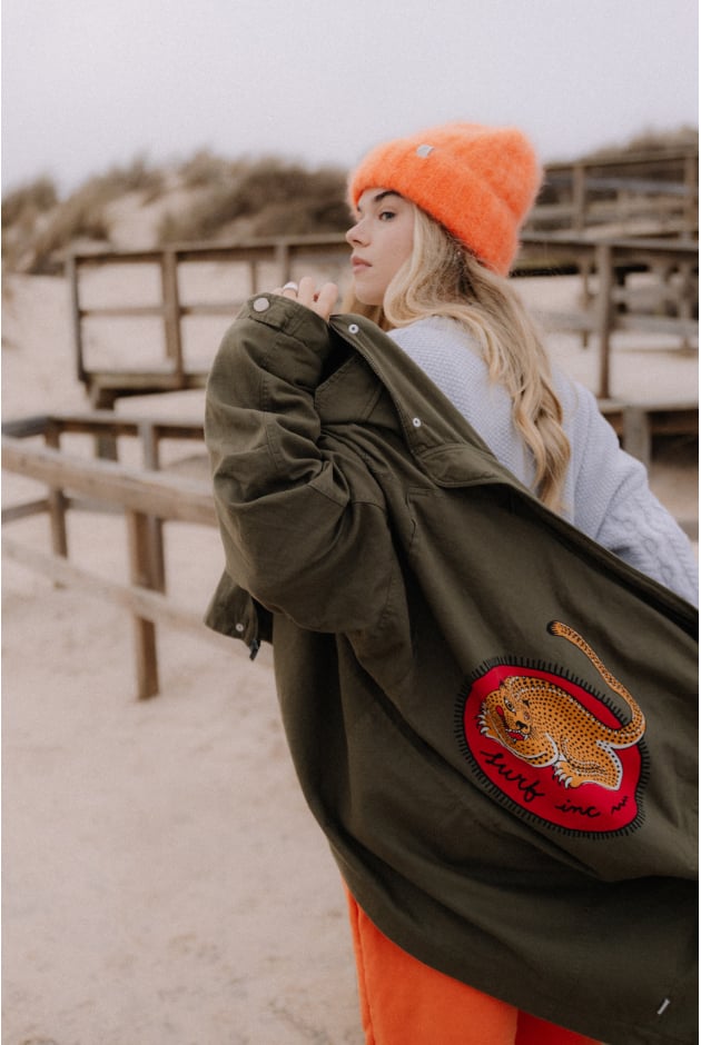 Olivia Beanie - Orange Punch Olivia Beanie - Orange Punch