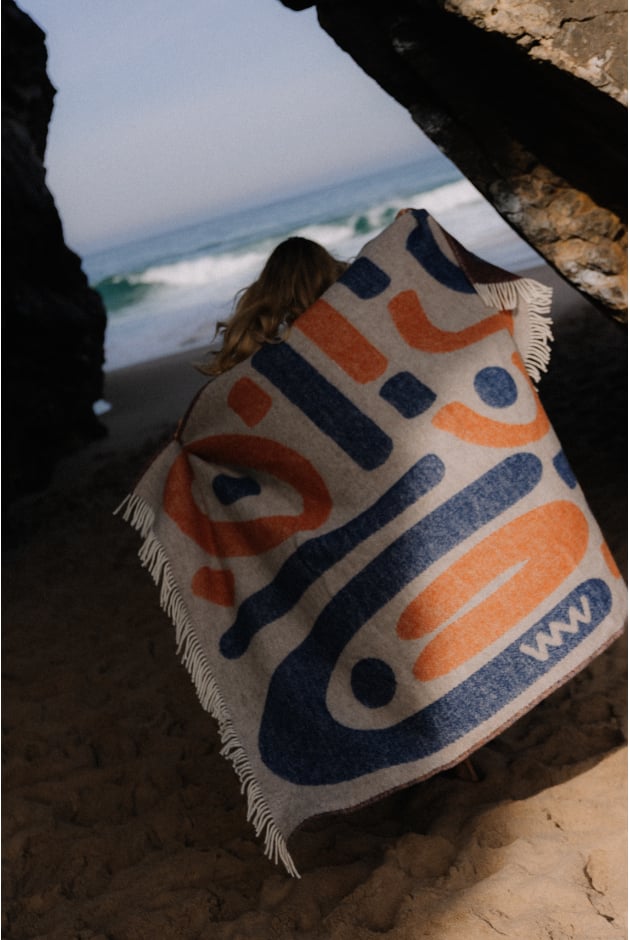 Nowości  | Surf Wool Blanket- Light Grey | Surf Inc.