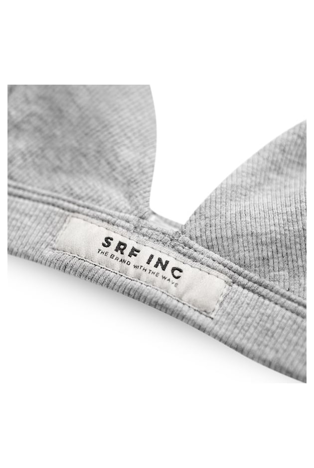 Stripe Lyocell Triangle Bra - Stone Grey Stripe Lyocell Triangle Bra - Stone Grey