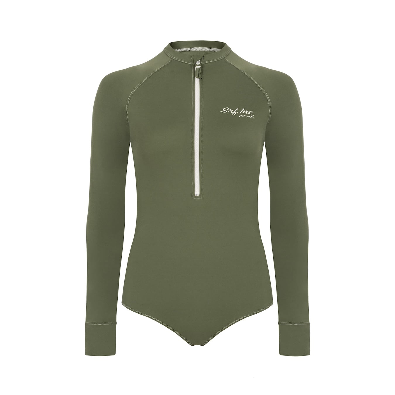 Retro Swimsuit - Olive