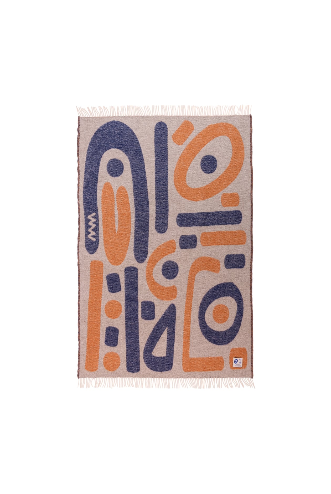 Surf Wool Blanket- Light Grey