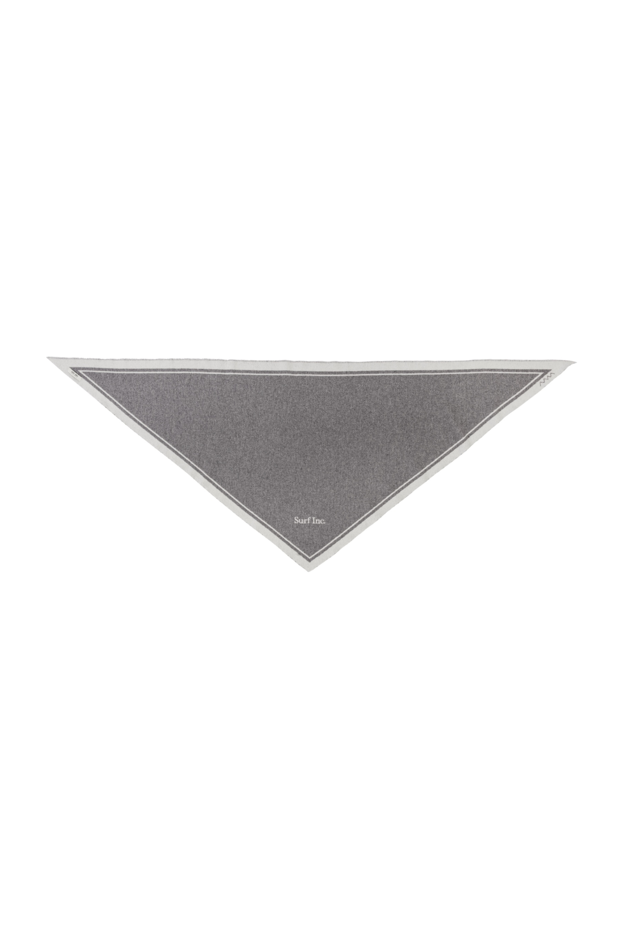 Surf Triangle Scarf - Light Grey