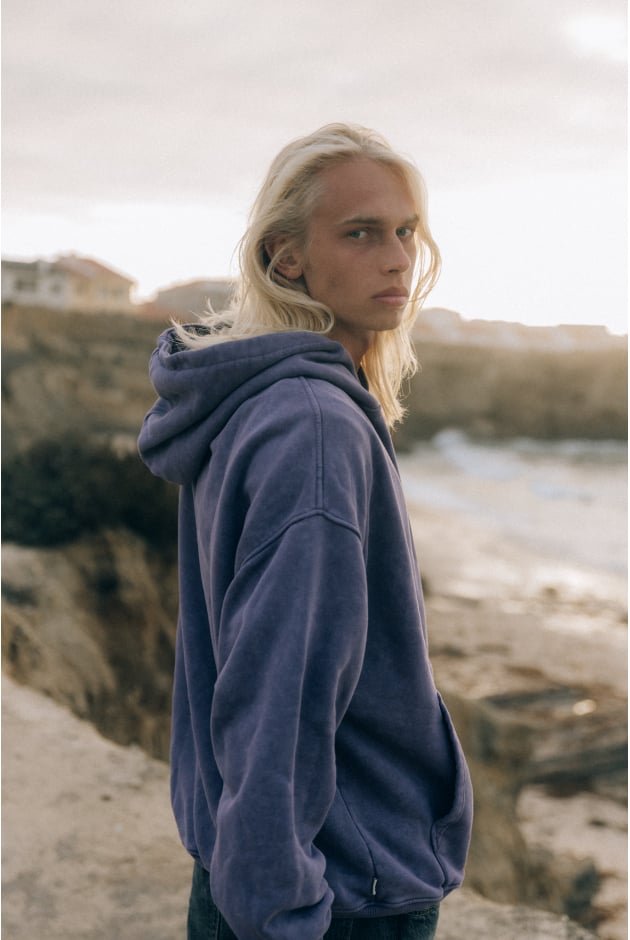 Bluzy męskie. 2025  | SRF Core Hoodie - Deep Purple | Surf Inc.