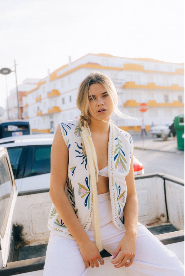 Nowości  | Wool Fluffy Hair Ribbon - Mellow Yellow | Surf Inc.