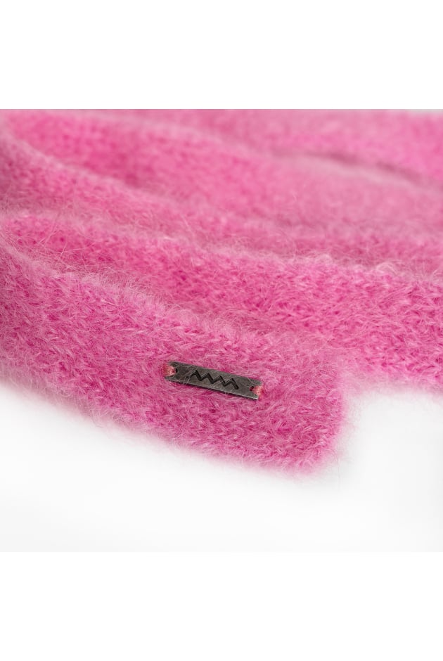 Wool Fluffy Hair Ribbon - Flamingo Wool Fluffy Hair Ribbon - Flamingo