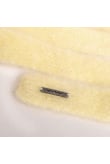Wool Fluffy Hair Ribbon - Yellow
