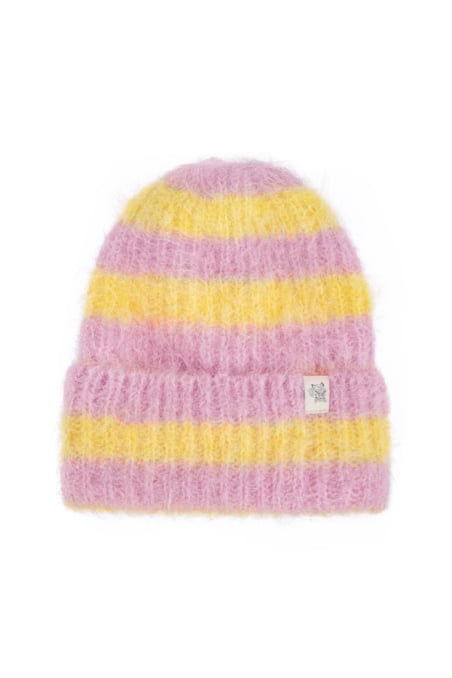 Flip Drip Beanie - Yellow & Pink Kush Flip Drip Beanie - Yellow & Pink Kush