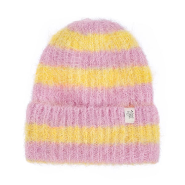 Flip Drip Beanie - Yellow & Pink Kush Flip Drip Beanie - Yellow & Pink Kush