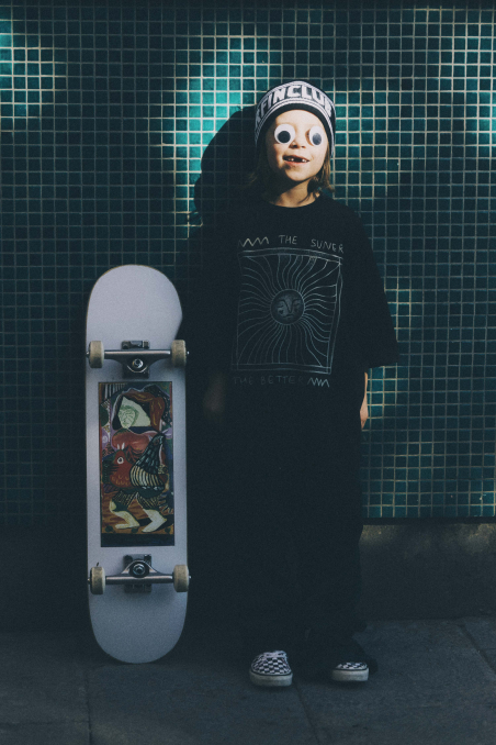 The Suner Kids Tee - Acid Black The Suner Kids Tee - Acid Black