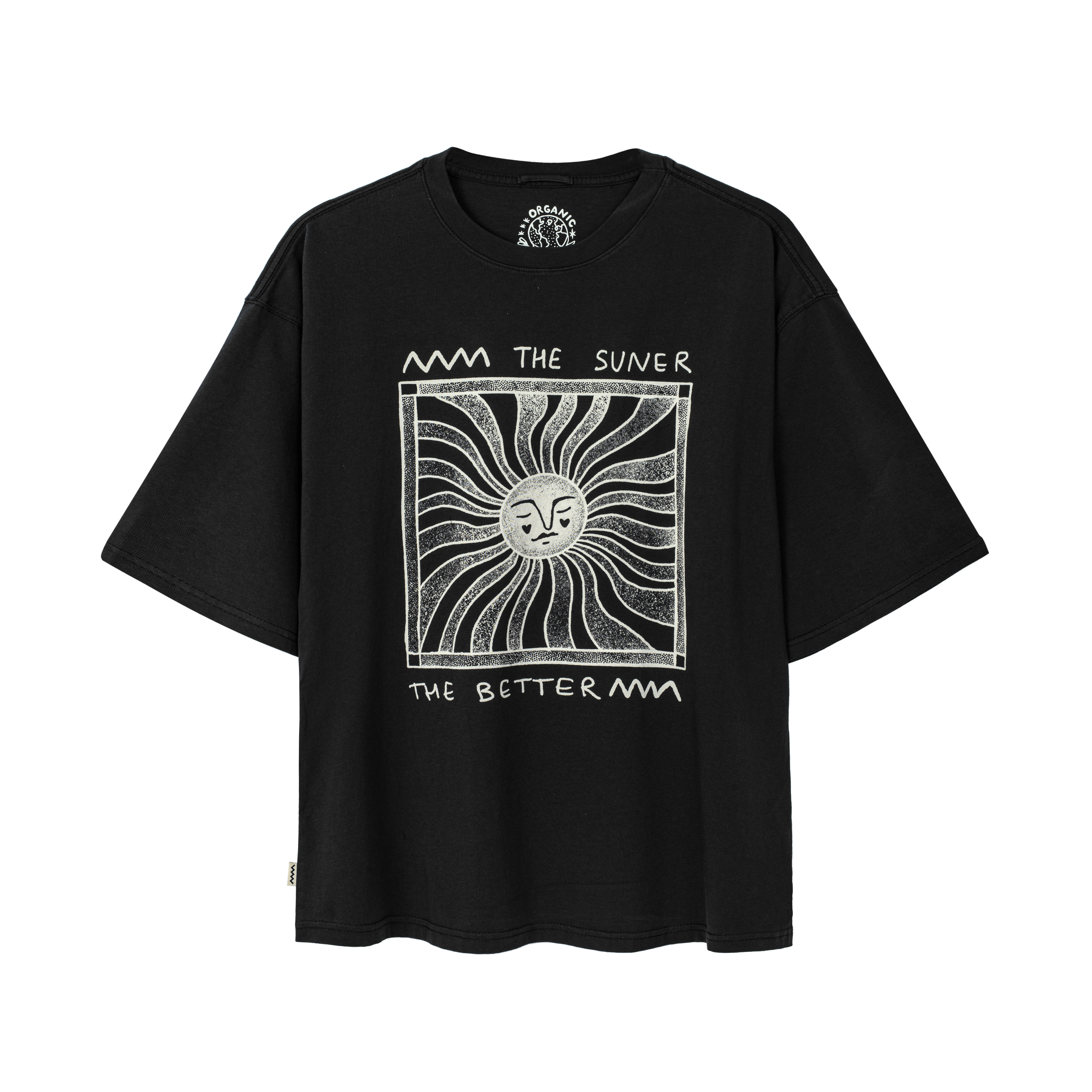 The Suner Kids Tee - Acid Black