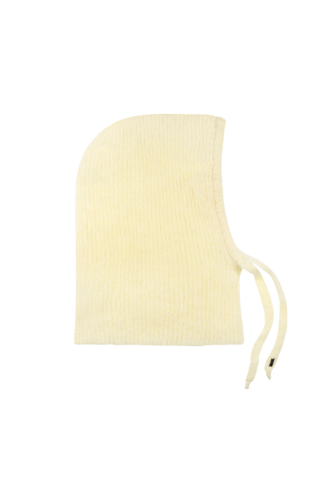 Wool Fluffy Balaclava - Yellow Wool Fluffy Balaclava - Yellow