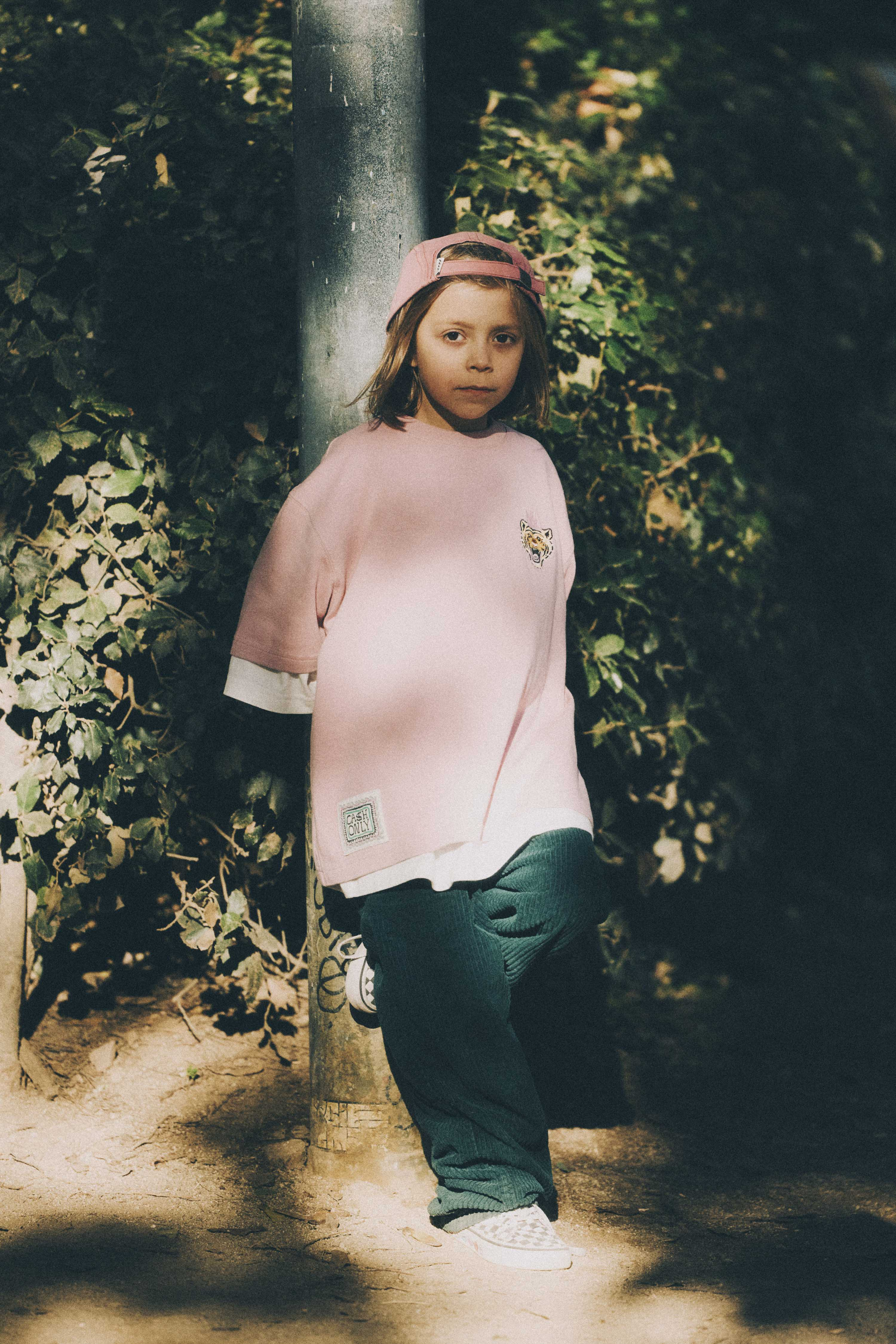 Fuel To Fire Kids Tee - Pink Kush