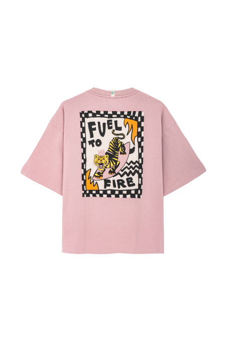 Fuel To Fire Kids Tee - Pink Kush Fuel To Fire Kids Tee - Pink Kush