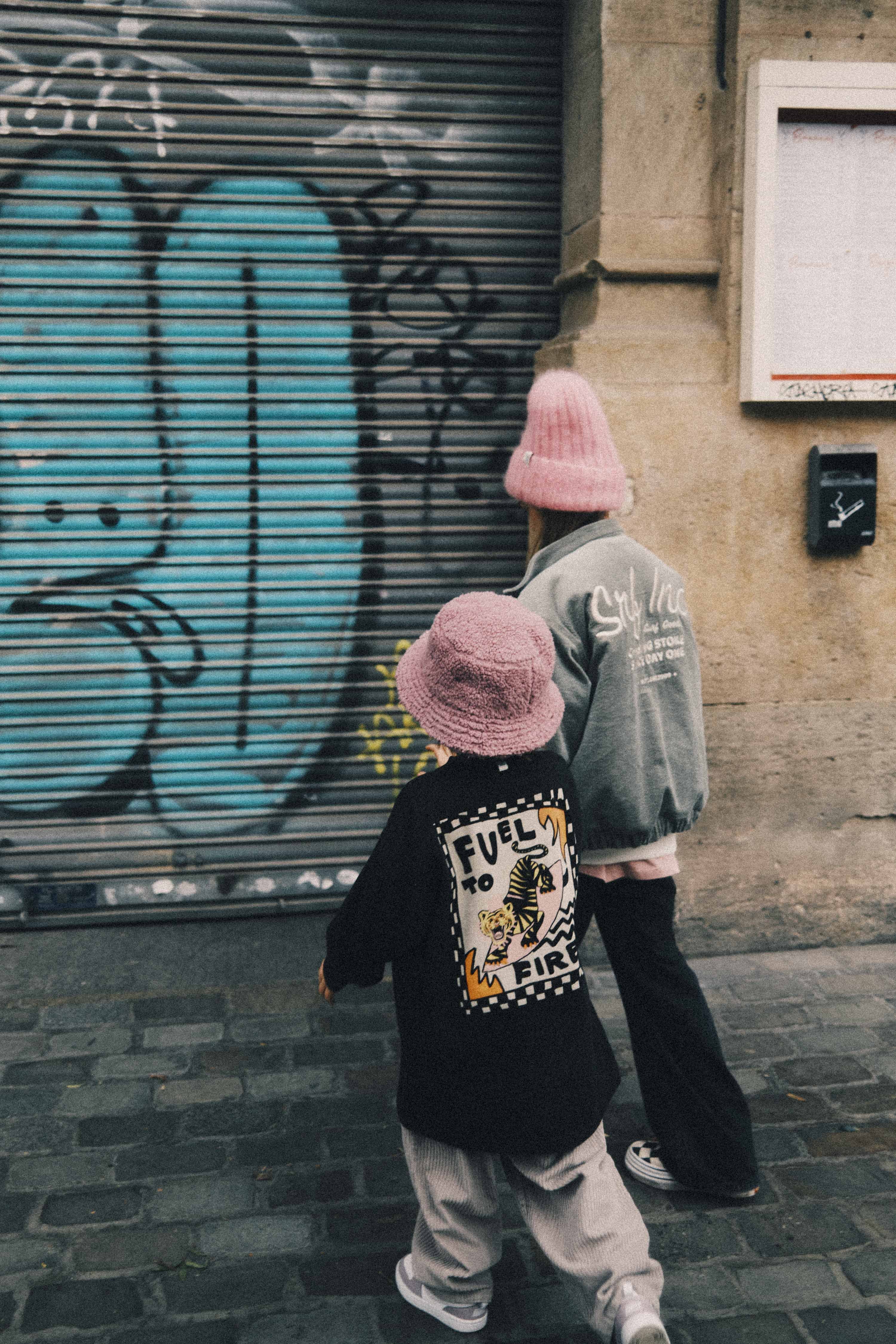 Fuel to Fire Kids Ls - Acid Black