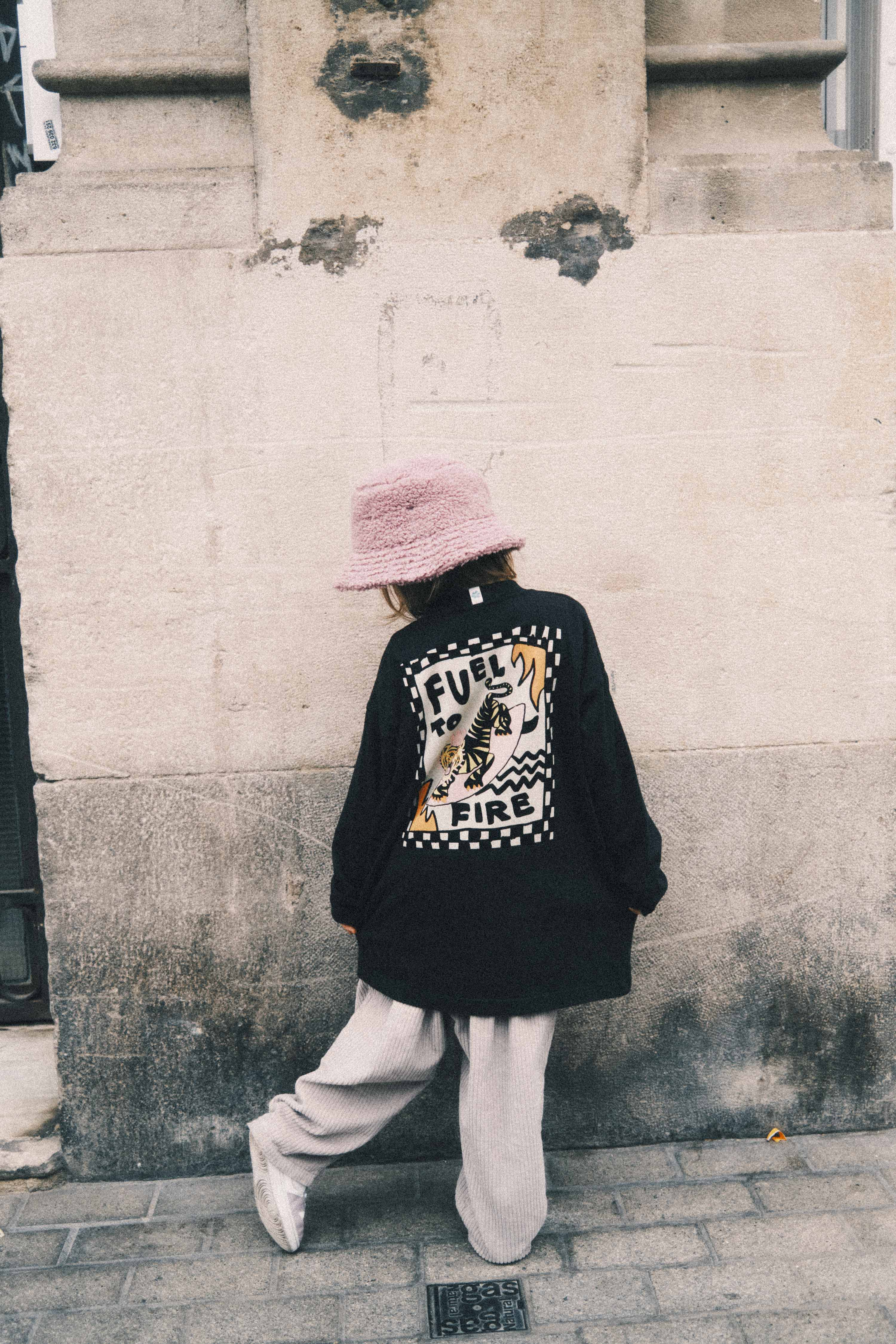 Fuel to Fire Kids Ls - Acid Black