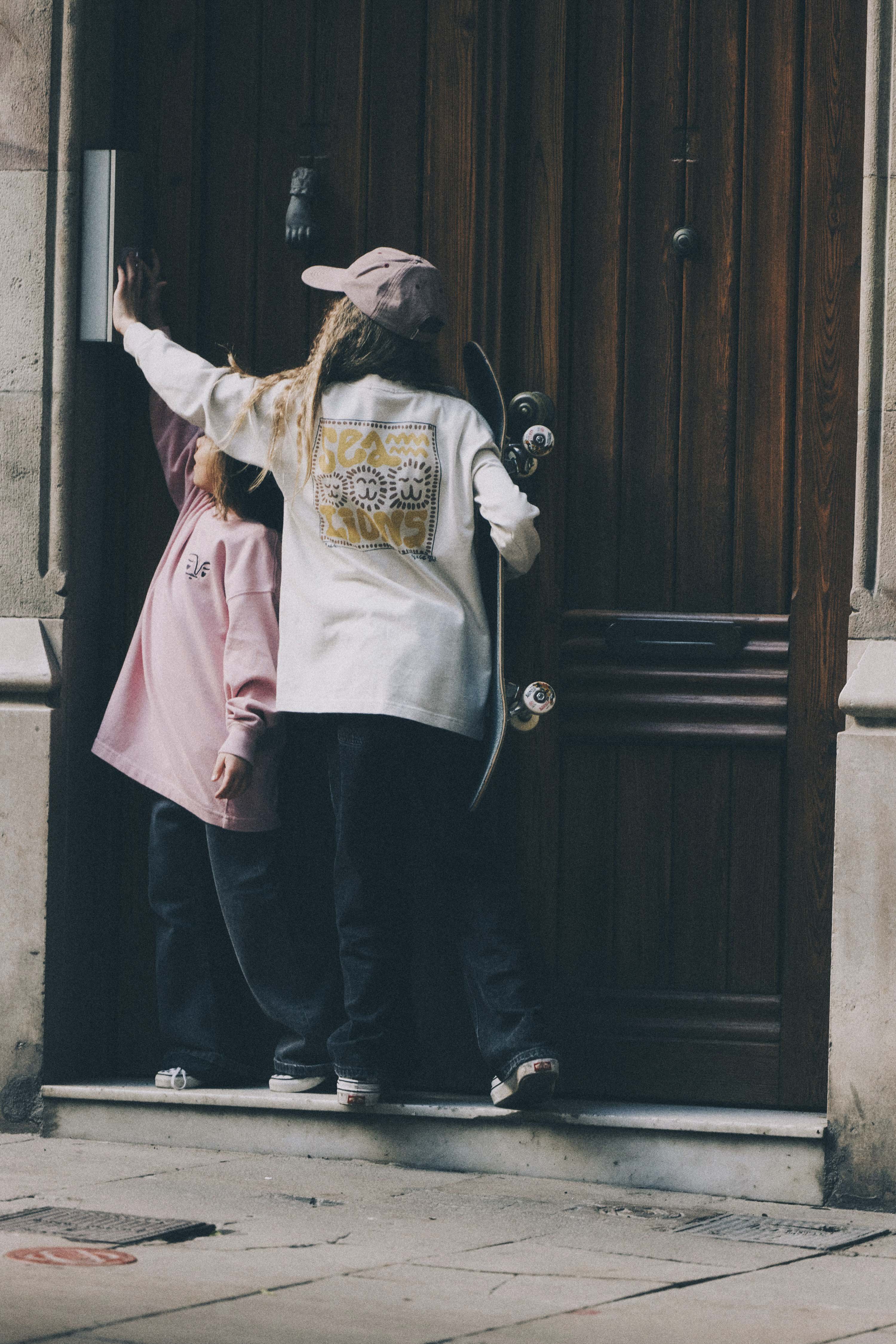 Sea Lions Kids Ls - Dirty White