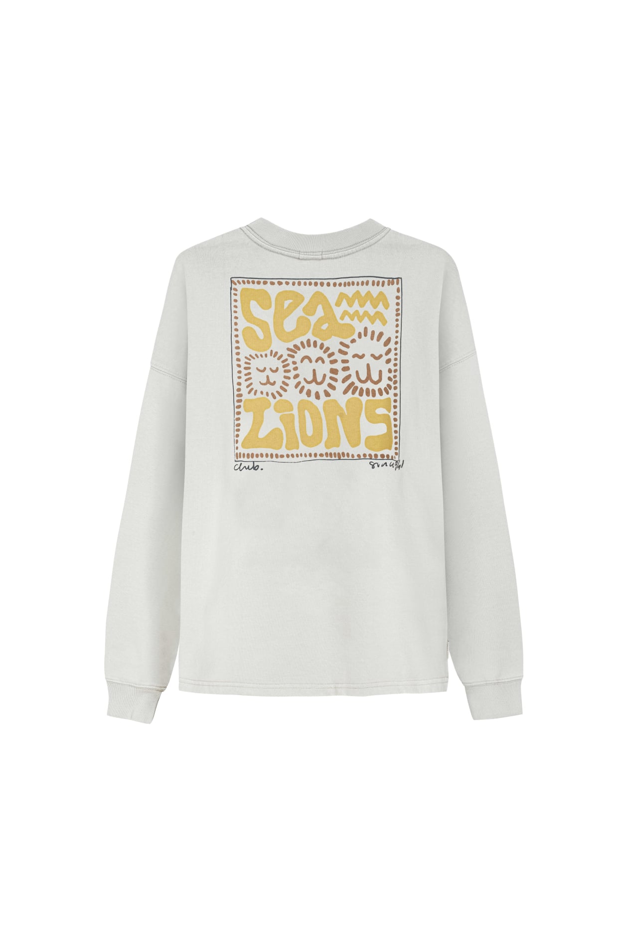 Sea Lions Kids Ls - Dirty White
