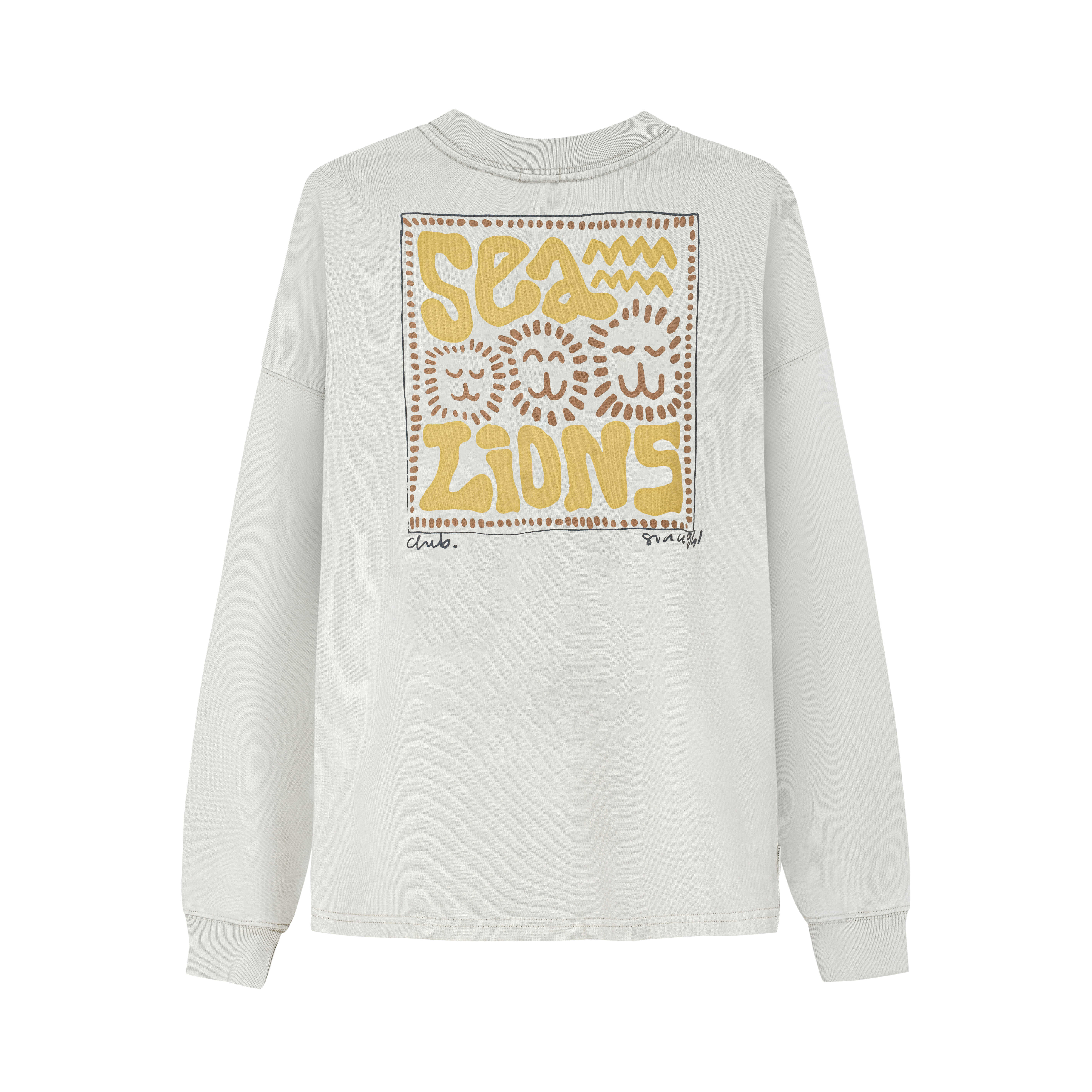 Sea Lions Kids Ls - Dirty White