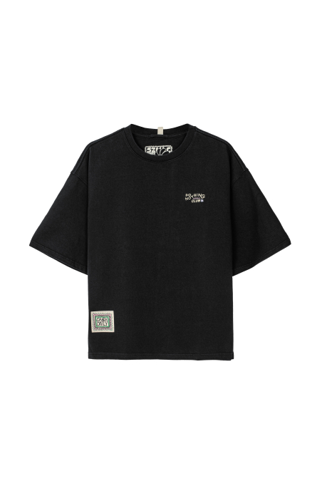 Do Nothing Kids Club Tee - Acid Black Do Nothing Kids Club Tee - Acid Black