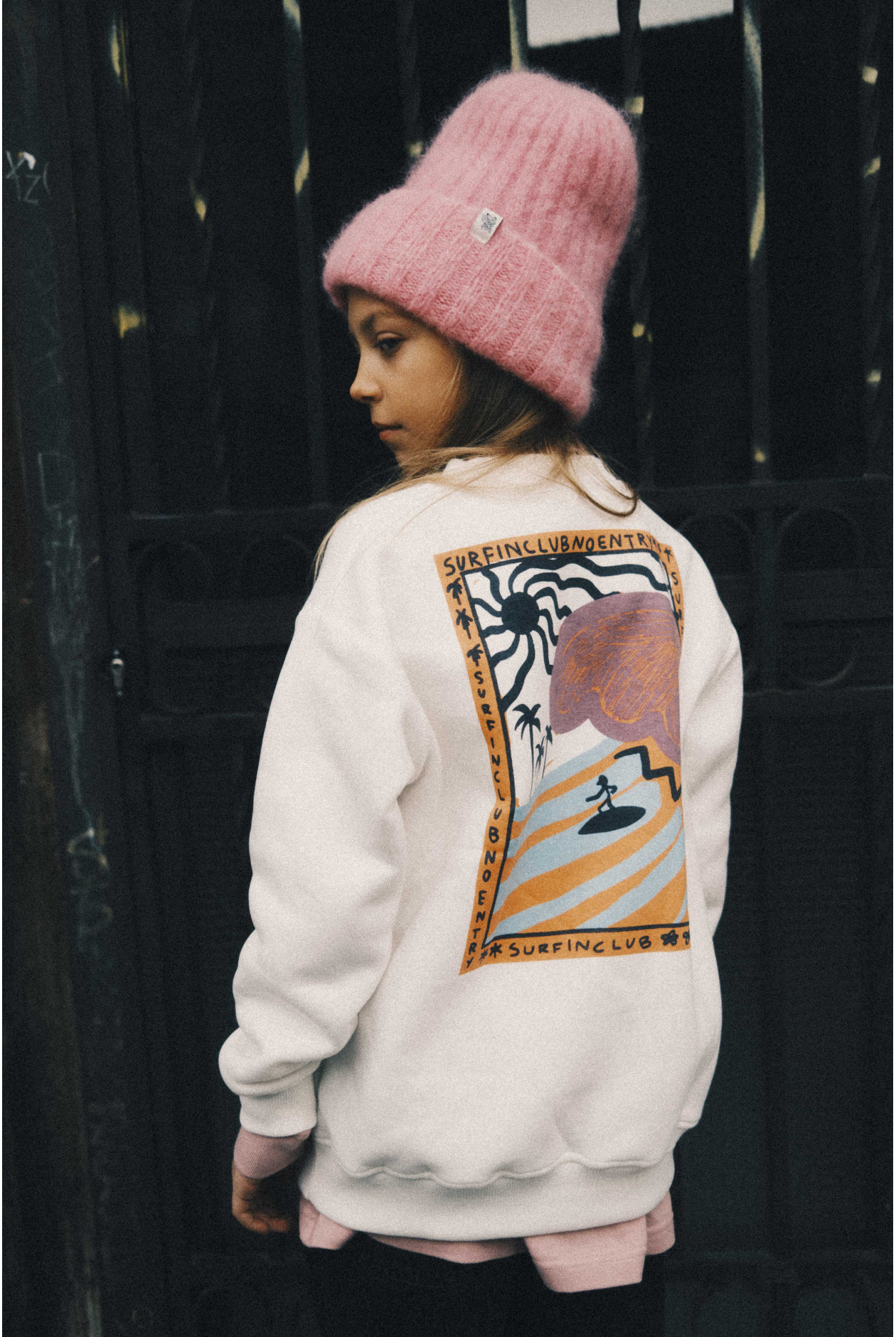 Olivia Kids Beanie - Flamingo