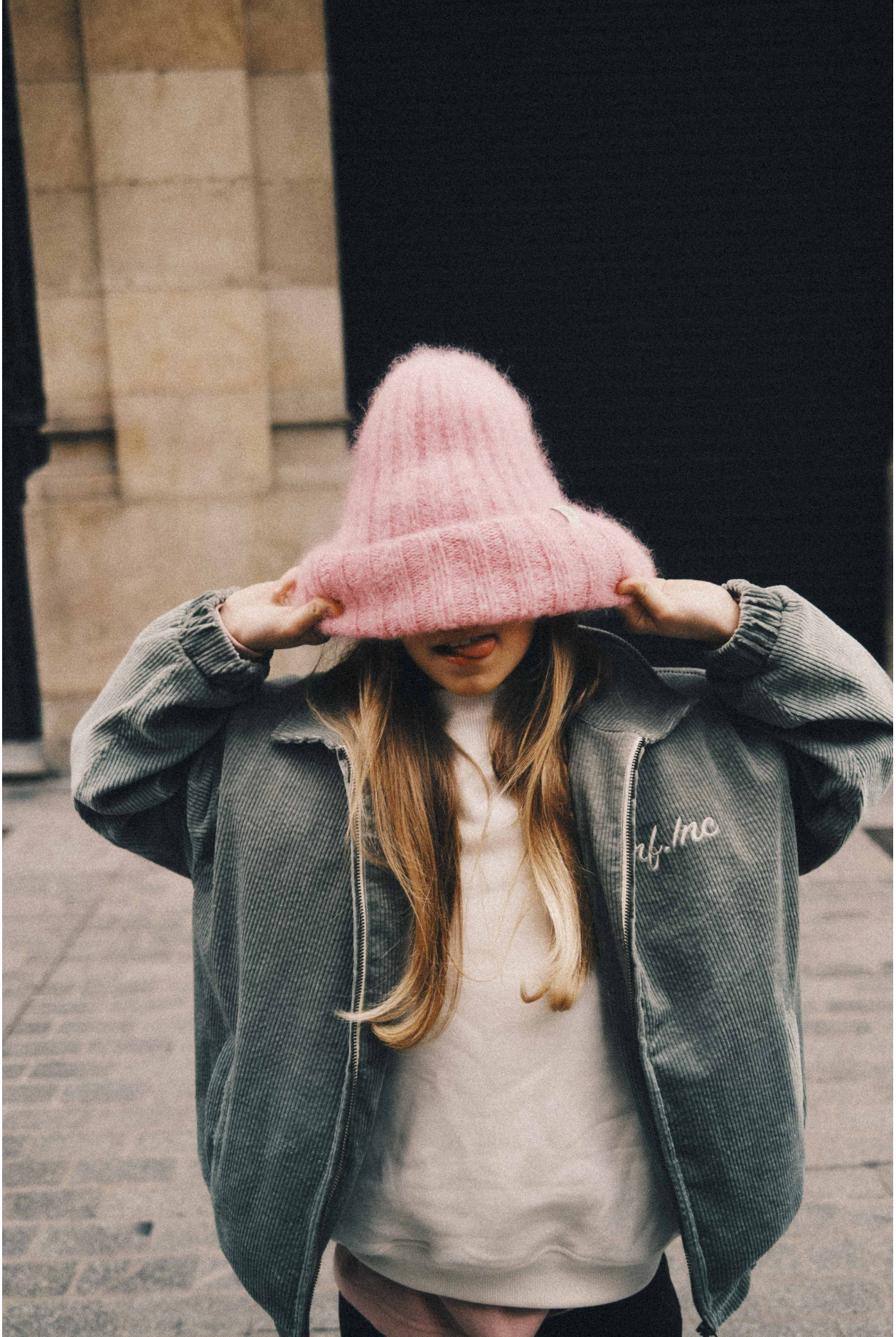 Olivia Kids Beanie - Flamingo