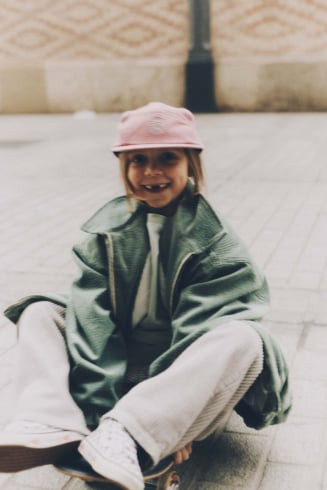 Sea Lion Kids Cap - Indian Pink