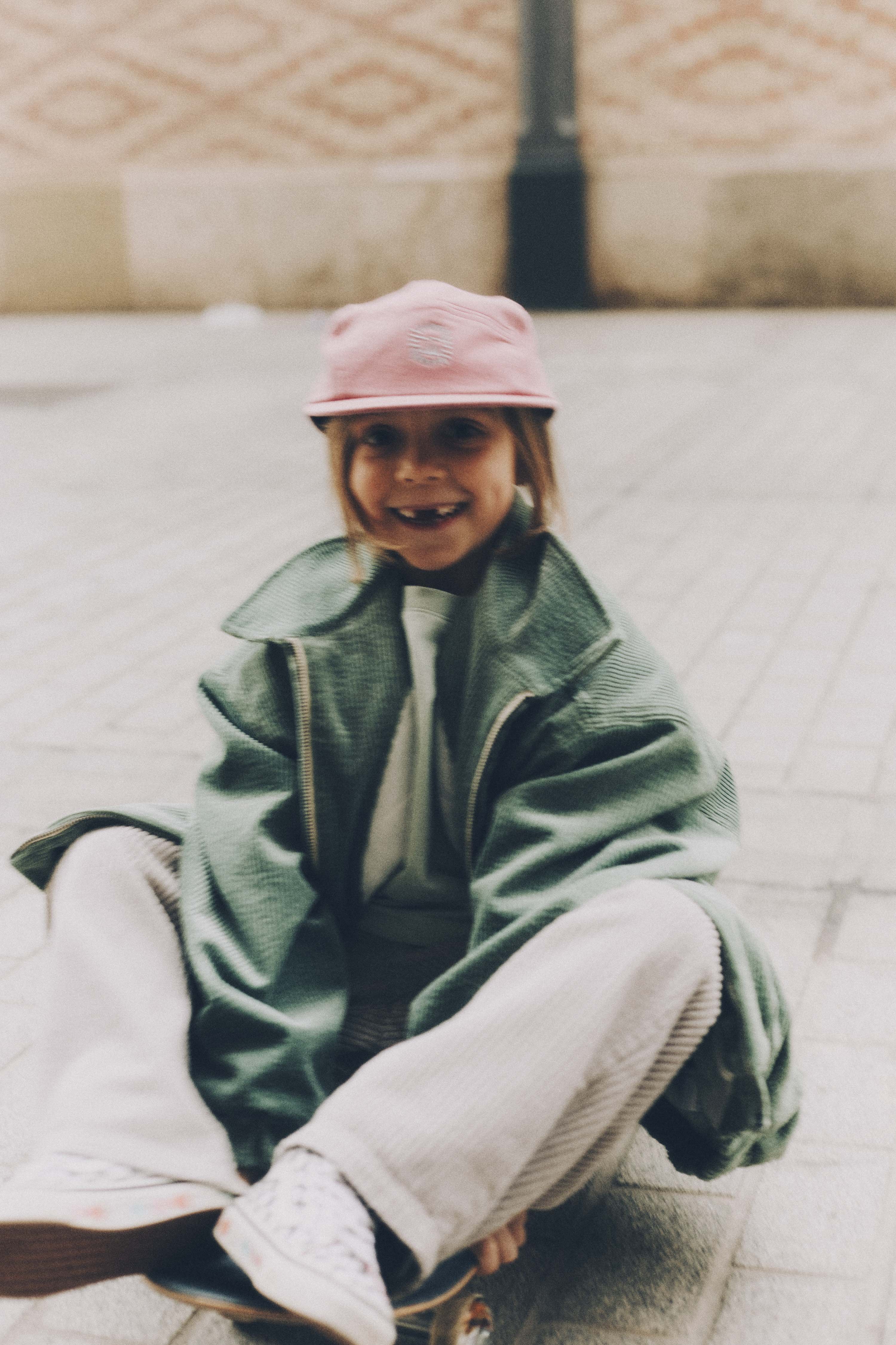 Sea Lion Kids Cap - Indian Pink