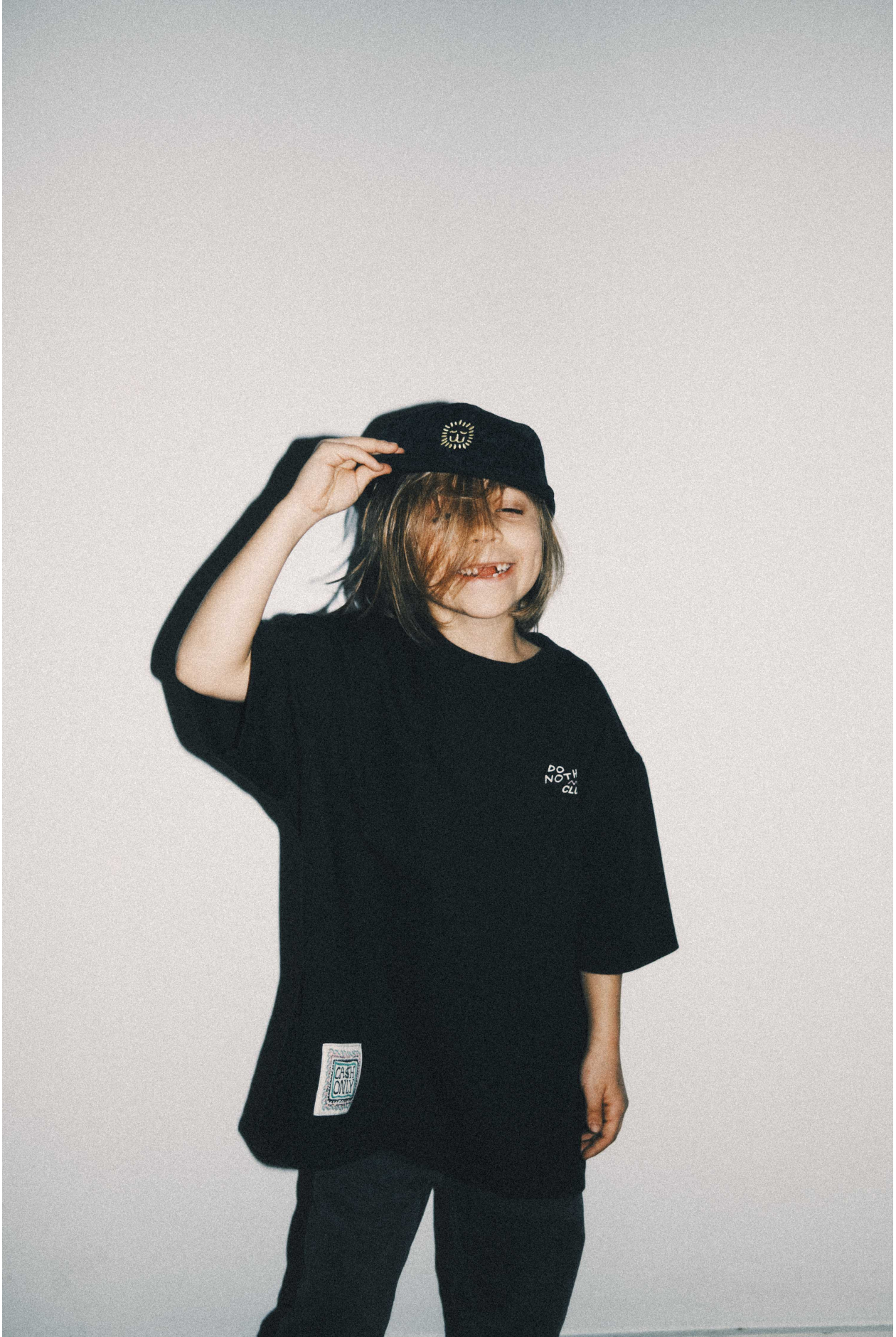 Sea Lion Kids Cap - Acid Black