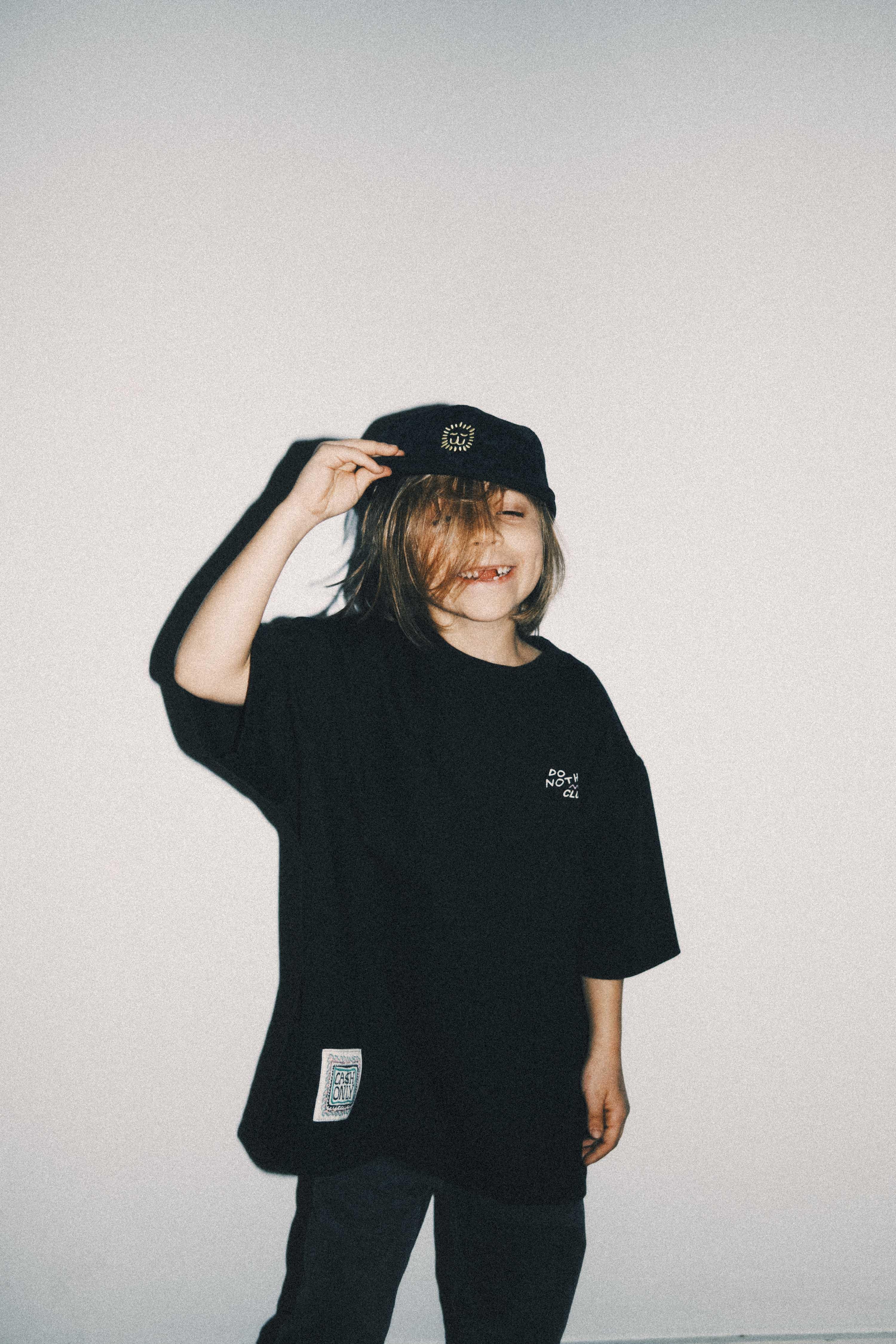 Sea Lion Kids Cap - Acid Black