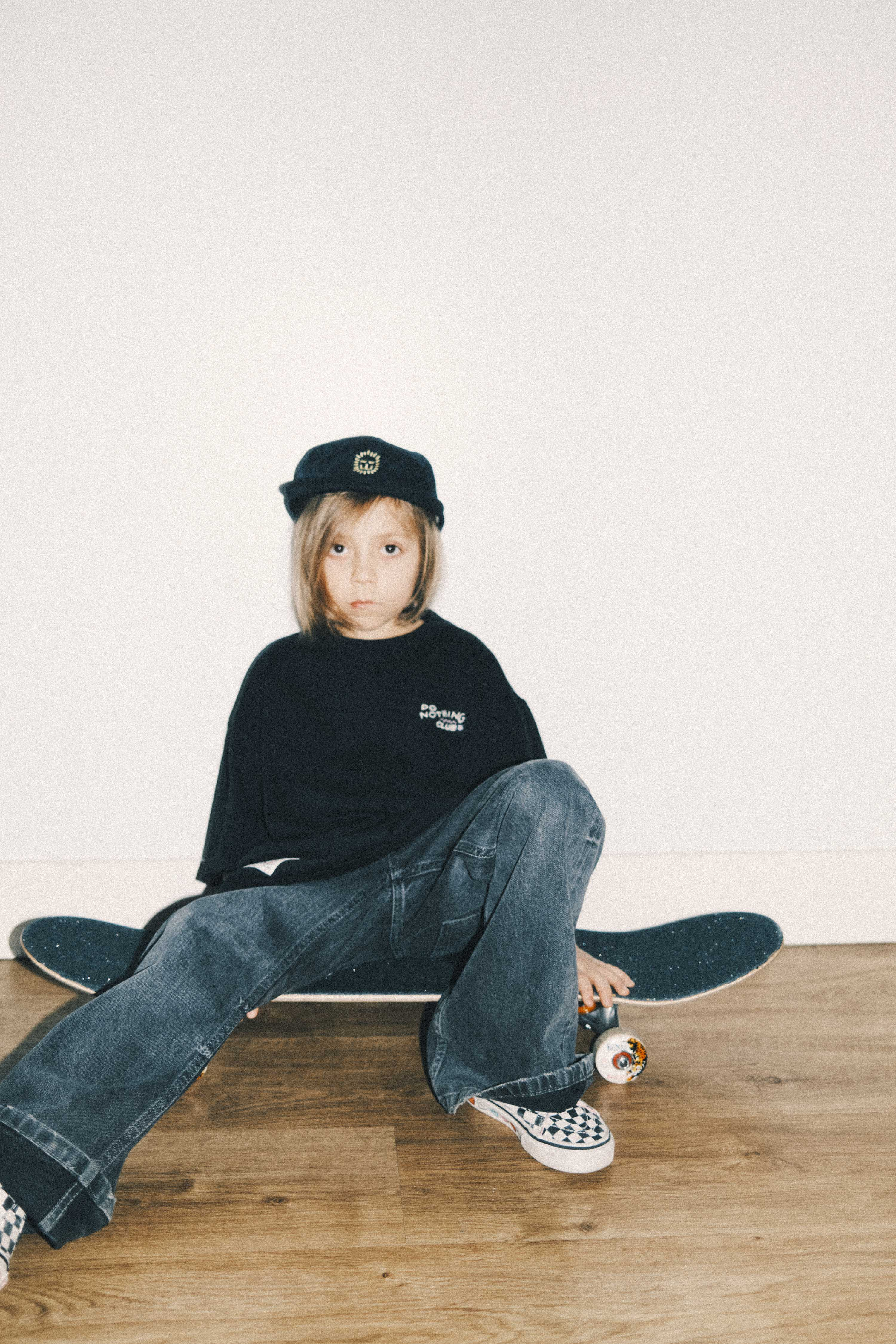 Sea Lion Kids Cap - Acid Black