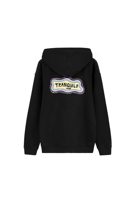 Tranquilo Kids Hoodie - Acid Black Tranquilo Kids Hoodie - Acid Black