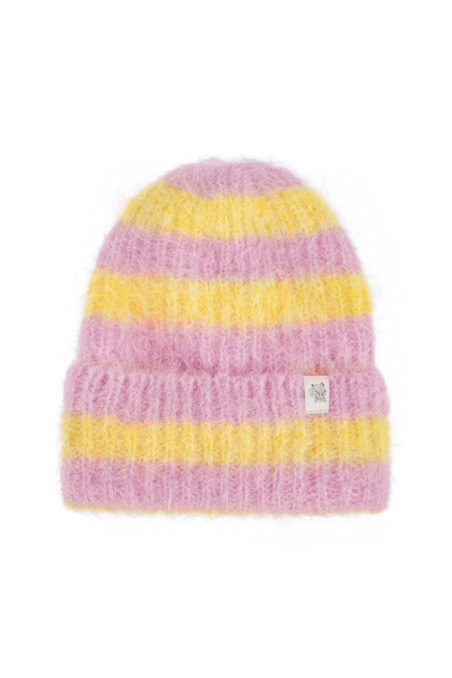 Flip Drip Kids Beanie - Yellow & Pink Kush Flip Drip Kids Beanie - Yellow & Pink Kush