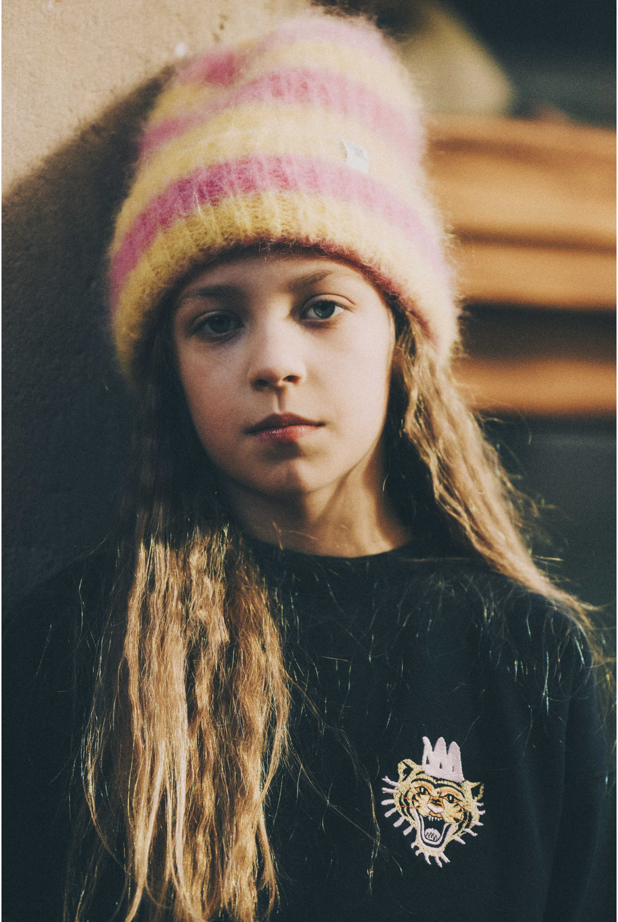 Flip Drip Kids Beanie - Mellow Yellow & Pink Kush Flip Drip Kids Beanie - Mellow Yellow & Pink Kush