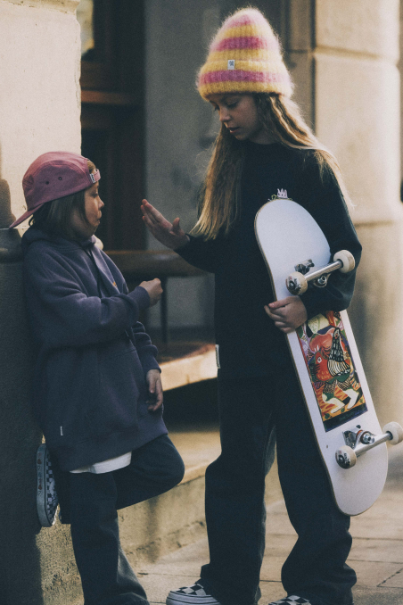 Flip Drip Kids Beanie - Yellow & Pink Kush Flip Drip Kids Beanie - Yellow & Pink Kush
