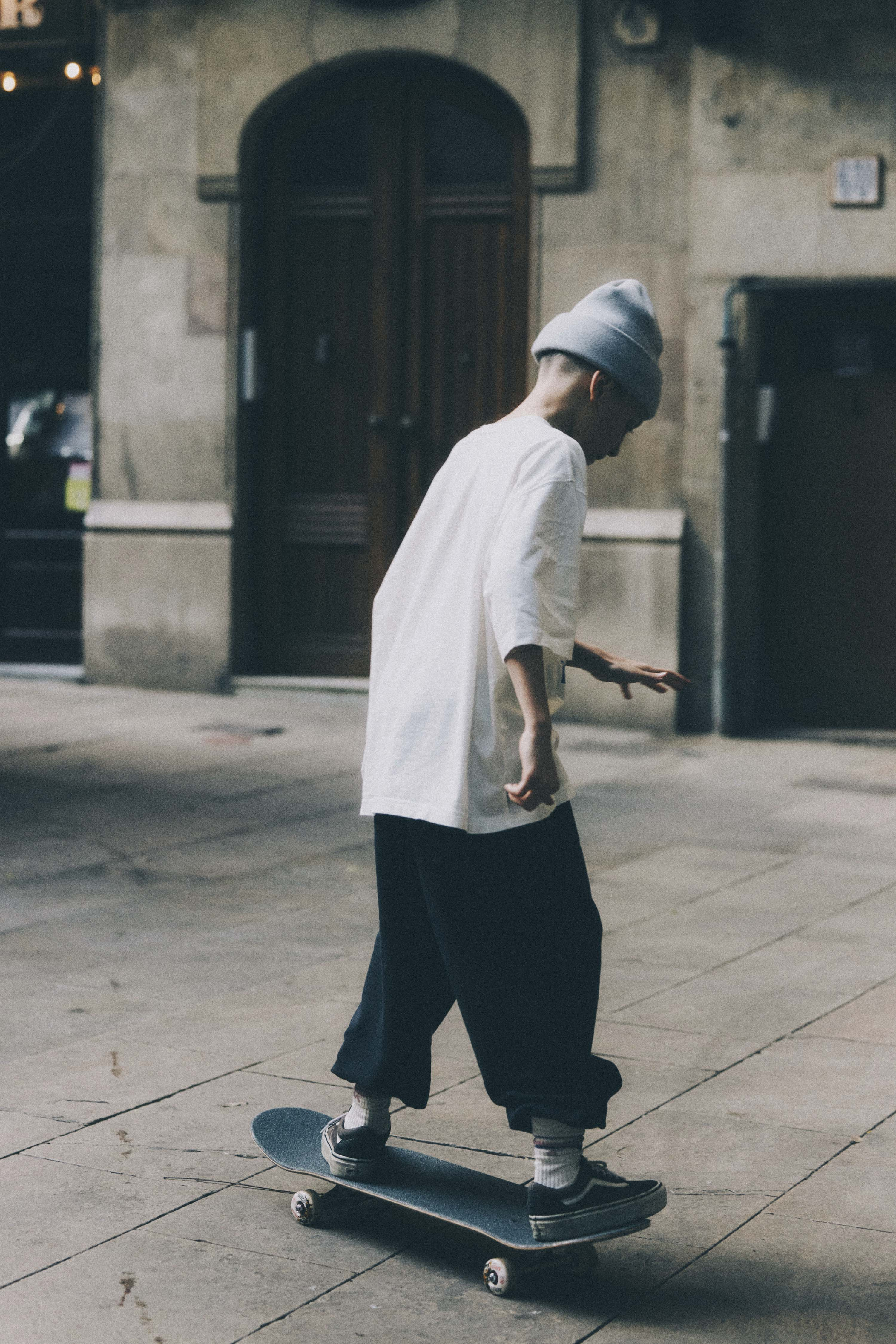 Merino Kids Beanie - Light Grey