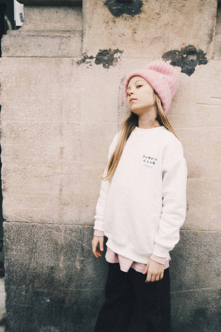 Kids Organic Wave Sweat - Vintage White Kids Organic Wave Sweat - Vintage White