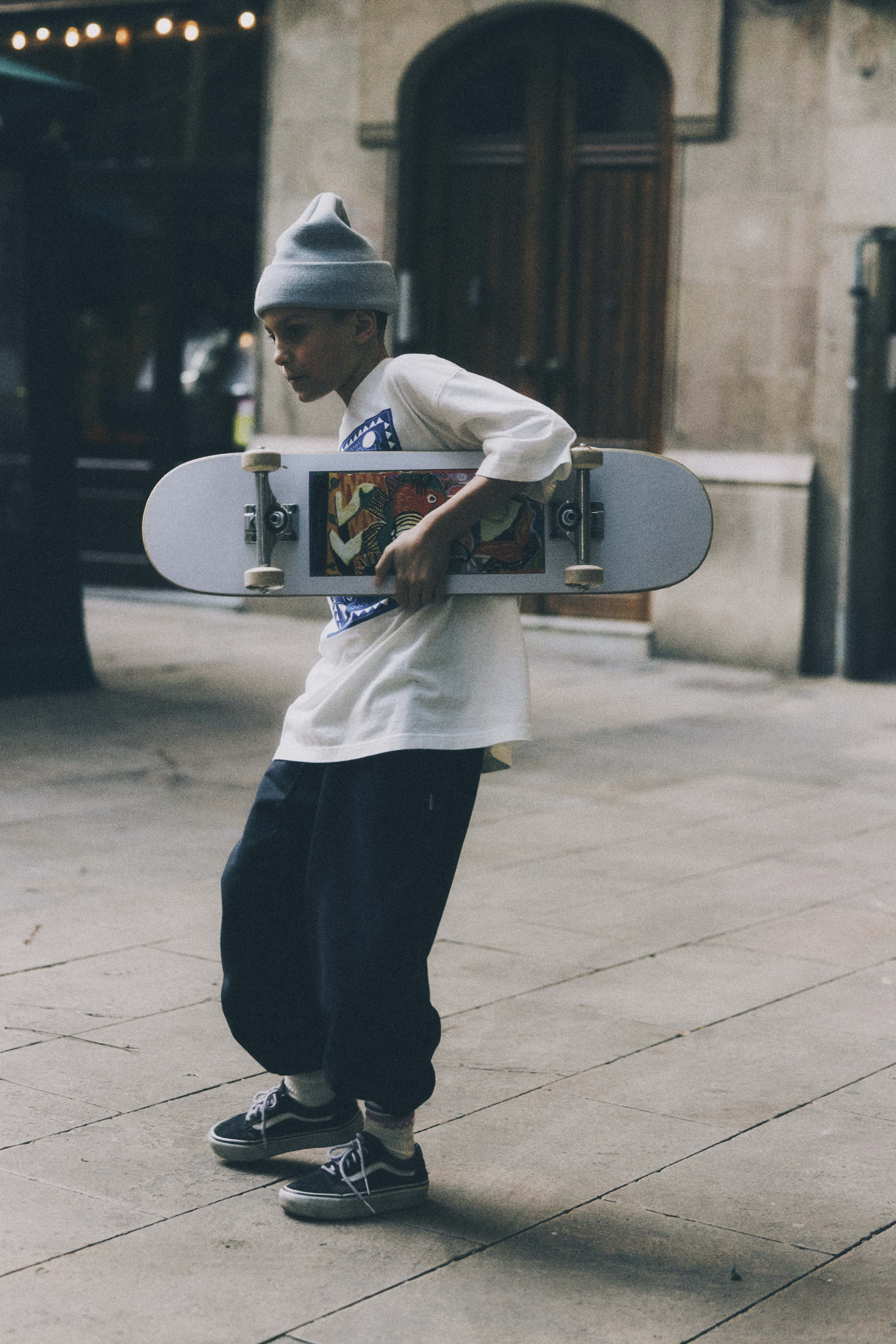 Merino Kids Beanie - Light Grey