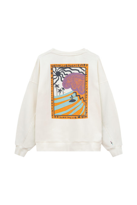 Kids Organic Wave Sweat - Vintage White Kids Organic Wave Sweat - Vintage White