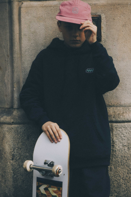 Tranquilo Kids Hoodie - Acid Black Tranquilo Kids Hoodie - Acid Black