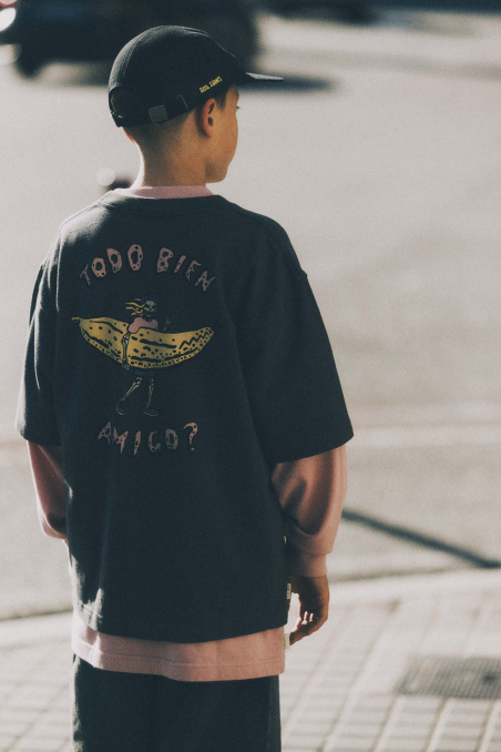 Todo Bien Kids Tee - Stone Grey Todo Bien Kids Tee - Stone Grey